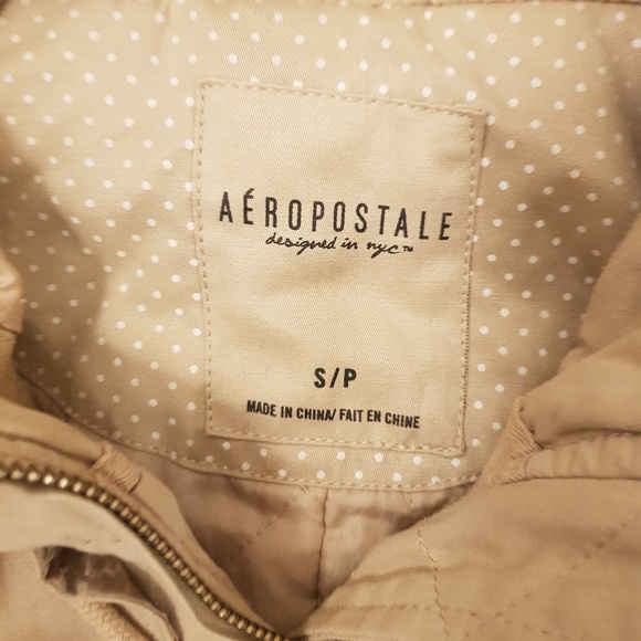 Hooded Khaki Jacket & Tie Waist - Picture 5 of 7